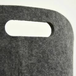 DUNEDESIGN Sac En Feutre Artificiel 40x25x30cm Pour Bois Achats Max 15Kg Gris - Anthrazit -Pas Cher SILEX Magasin 10778535 5