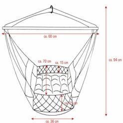 DuneDesign Hamac Pour Bébé 70x36x94cm Berceau Siège Suspendu Pour Babies Blanc - Weiss -Pas Cher SILEX Magasin 10974056 3