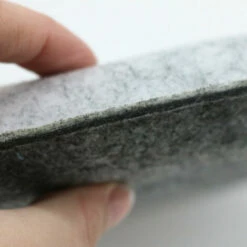 DUNEDESIGN 2 Coussins De Chaise Feutre Ronds Ø 35x2,5cm Repose-chaises Oreiller Plat Gris - Grau -Pas Cher SILEX Magasin 11453569 3