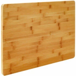 DUNEDESIGN Planche à Découper XL En Bambou 50x35x2 Cm Grande Tableau En Bois - Holzfarben
