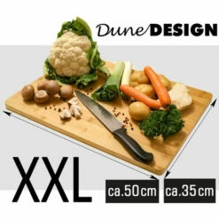 DUNEDESIGN Planche à Découper XL En Bambou 50x35x2 Cm Grande Tableau En Bois - Holzfarben -Pas Cher SILEX Magasin 11719526 5