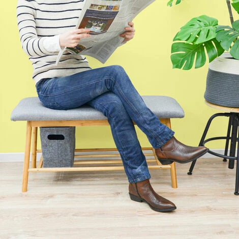 DUNEDESIGN Rangement Du Papier Toilette Boîte En Feutre Pour 4 Rouleaux Panier De Bain Gris - Grau 4 DUNEDESIGN Rangement Du Papier Toilette Boîte En Feutre Pour 4 Rouleaux Panier De Bain Gris - Grau – Image 2