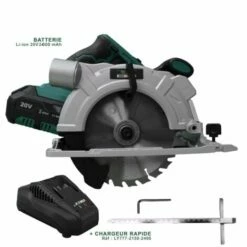 Scie Circulaire 20V Sans Fil Silex® (batterie 2 Ah )