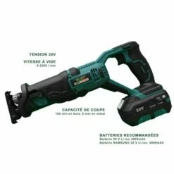 SCIE A SABRE Sans Fil 20V Silex® (SANS BATTERIE , SANS CHARGEUR ) . -Pas Cher SILEX Magasin 23696155 5