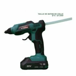 Pistolet A Colle Sans Fil 20v Silex® Ø10-12mm + 3 Batons De Colle Dia.11mm. (BATTERIE 2 Ah) 9 Pistolet A Colle Sans Fil 20v Silex® Ø10-12mm + 3 Batons De Colle Dia.11mm. (BATTERIE 2 Ah) -Pas Cher SILEX Magasin 24121718 3