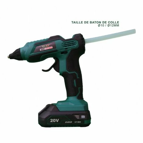Pistolet A Colle Sans Fil 20v Silex® Ø10-12mm + 3 Batons De Colle Dia.11mm. (SANS BATTERIE NI CHARGEUR ) 5 Pistolet A Colle Sans Fil 20v Silex® Ø10-12mm + 3 Batons De Colle Dia.11mm. (SANS BATTERIE NI CHARGEUR ) – Image 3