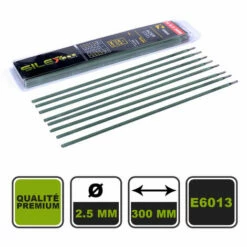 Lot De 50 électrodes Pour Soudage Silex® Rutile 2.5ø