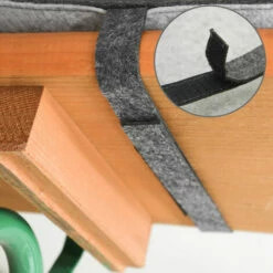 DUNEDESIGN Set Feutre 2 Coussins Réversibles Banc De Bière 220cm 12 Capuchons Protection - Grau -Pas Cher SILEX Magasin 35530646 4