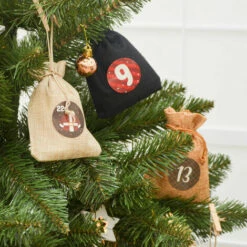 DUNEDESIGN Calendrier De L'Avent à Remplir Soi-même - 24 Pochettes Cadeaux - DIY Kit Noël - Braun -Pas Cher SILEX Magasin 40453464 3