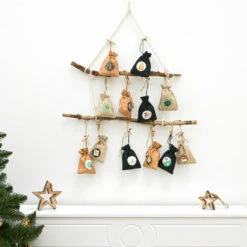 DUNEDESIGN Calendrier De L'Avent à Remplir Soi-même - 24 Pochettes Cadeaux - DIY Kit Noël - Braun -Pas Cher SILEX Magasin 40453464 4