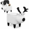 DUNEDESIGN Tabouret Renne Avec Rangement - 57x31x55 Pouf De Forme Animale Chaise Enfant - Beige 1 DUNEDESIGN Tabouret Renne Avec Rangement - 57x31x55 Pouf De Forme Animale Chaise Enfant - Beige -Pas Cher SILEX Magasin 43372716 1