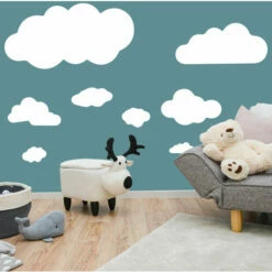 DUNEDESIGN Tabouret Renne Avec Rangement - 57x31x55 Pouf De Forme Animale Chaise Enfant - Beige -Pas Cher SILEX Magasin 43372716 5