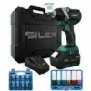 Clé à Chocs 20V Sans Fil Silex® 20V Moteur Brushless - Batterie 6.0Ah + 6 Douilles Pour Jantes + 10 Douilles à Choc -Pas Cher SILEX Magasin 43998404 1