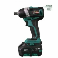 Clé à Chocs 20V Sans Fil Silex® 20V Moteur Brushless - Batterie 6.0Ah + 6 Douilles Pour Jantes + 10 Douilles à Choc -Pas Cher SILEX Magasin 43998404 4