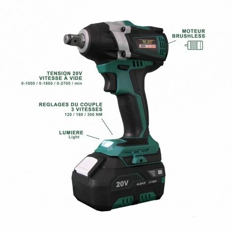 Clé à Chocs 20V Sans Fil Silex® 20V Moteur Brushless (1 X Batterie 6 Ah SLX Lithium ) 4 Clé à Chocs 20V Sans Fil Silex® 20V Moteur Brushless (1 X Batterie 6 Ah SLX Lithium ) – Image 2