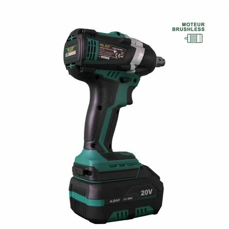 Clé à Chocs 20V Sans Fil Silex® 20V Moteur Brushless (1 X 6 Ah Batterie Lithium SLX ) + 10 Douilles à Choc 7 Clé à Chocs 20V Sans Fil Silex® 20V Moteur Brushless (1 X 6 Ah Batterie Lithium SLX ) + 10 Douilles à Choc – Image 5