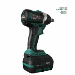 Clé à Chocs 20V Sans Fil Silex® 20V Moteur Brushless (1 X Batterie 6 Ah SLX Lithium ) + 3 Douilles à Choc Pour Jantes Alu -Pas Cher SILEX Magasin 43998412 5