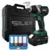 Clé à Chocs 20V Sans Fil Silex® 20V Moteur Brushless (1 X 6.0Ah Batterie Lithium SLX ) + 4 Douilles à Choc Pour Jantes Alu 2 Clé à Chocs 20V Sans Fil Silex® 20V Moteur Brushless (1 X 6.0Ah Batterie Lithium SLX ) + 4 Douilles à Choc Pour Jantes Alu -Pas Cher SILEX Magasin 43998434 1
