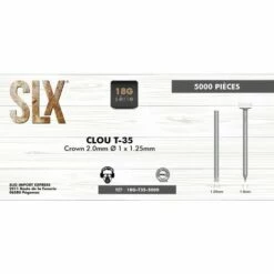 SILEX 5000 Clous SLX Pour Cloueuse Type 18G/35 Mm