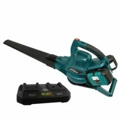 SILEX Aspirateur Souffleur Broyeur Sans Fil à Batterie 40V SLX® 300W + Chargeur + 2 Batteries 6 Ah