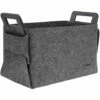 DUNEDESIGN Boîte De Rangement En Feutre 37x24x37cm Gris - Grau -Pas Cher SILEX Magasin 49704289 1