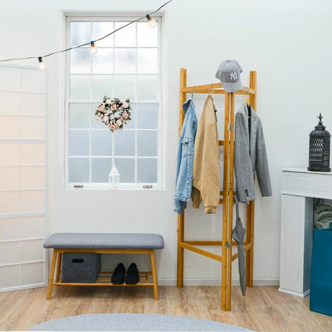 DUNEDESIGN Paravent Interieur 3 Panneaux à Remplir 180x180 Brise Vue Mobile Étagère Plantes - Braun 6 DUNEDESIGN Paravent Interieur 3 Panneaux à Remplir 180x180 Brise Vue Mobile Étagère Plantes - Braun – Image 4